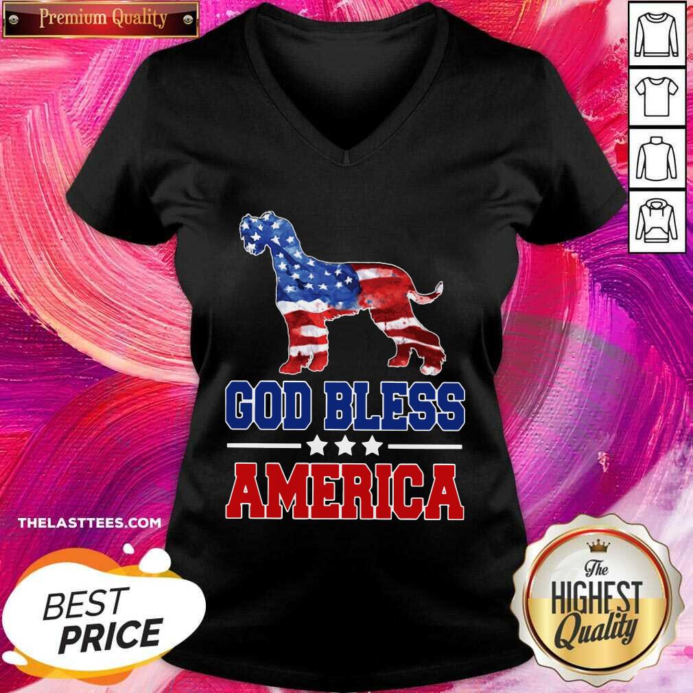 Beautiful God Bless America Us Flag Shirt - Image 2