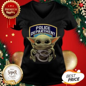 Alternative view of Official Baby Yoda Hugging Police Department Shirt
