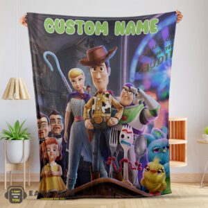 Good Toy Story 4 Poster Blanket Fleece Customized Blanket