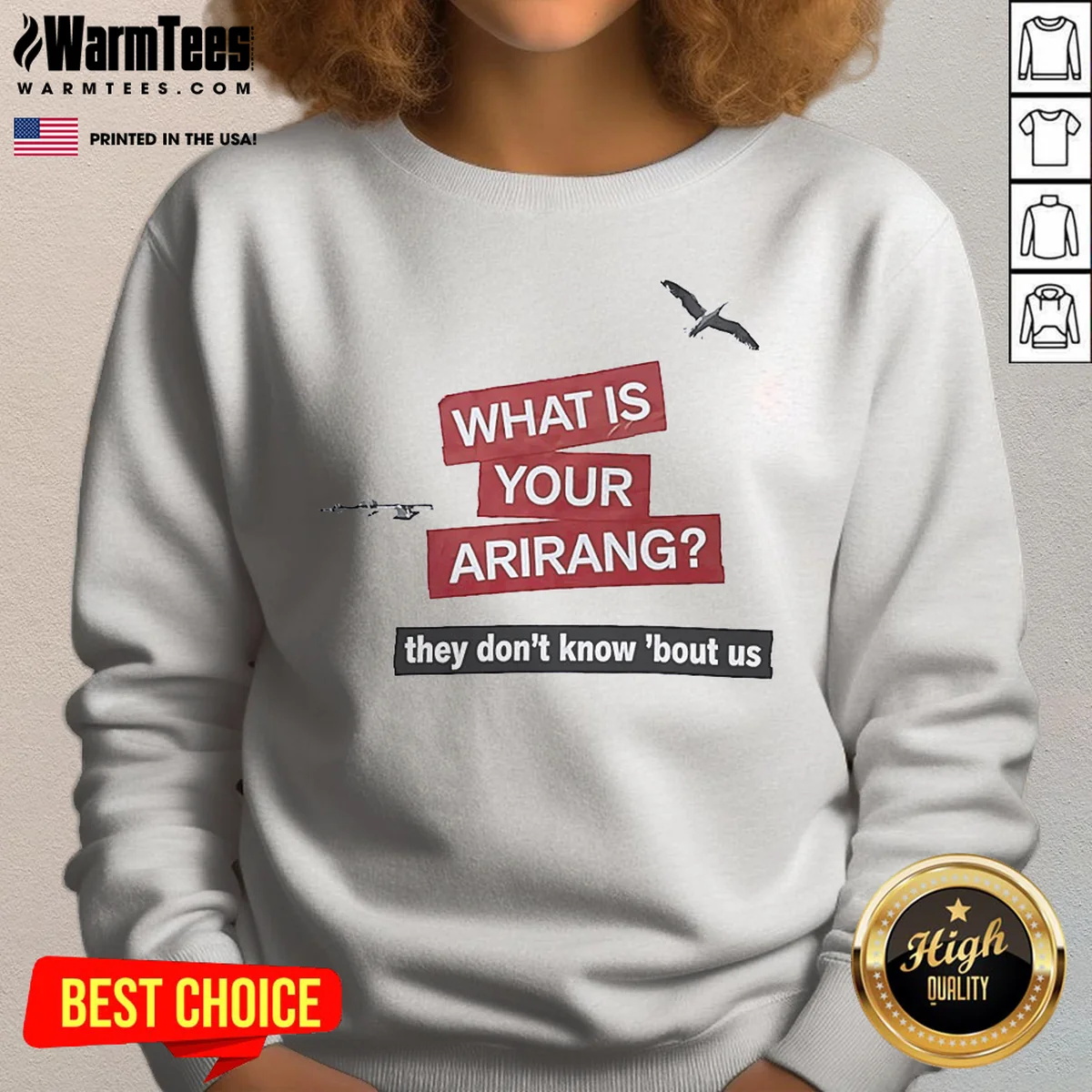 Official What Is Your Arirang They Dont Know Bout US Shirt - Image 4