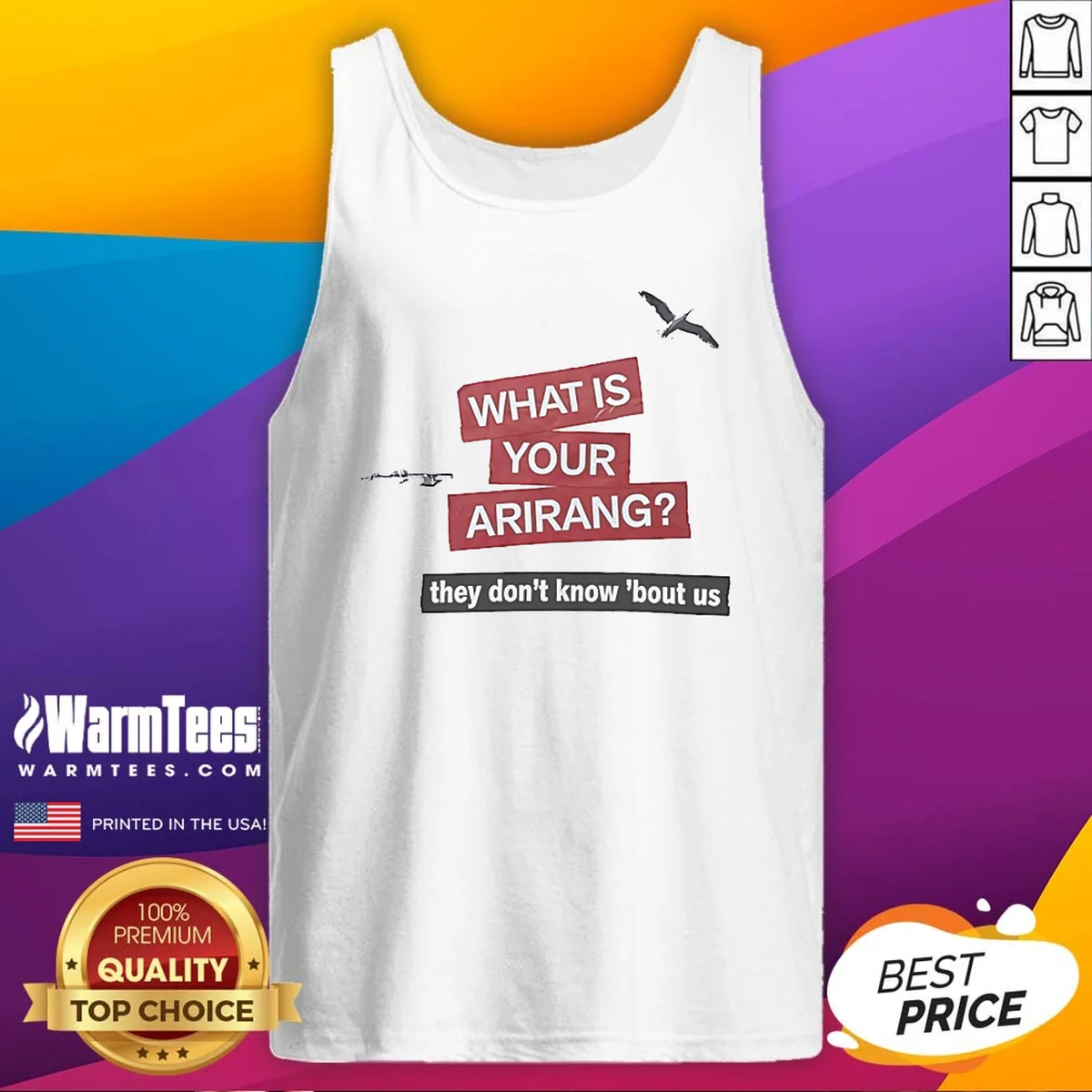 Official What Is Your Arirang They Dont Know Bout US Shirt - Image 5