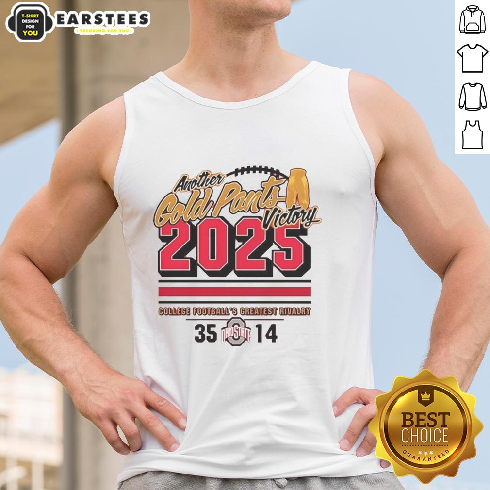 Premium Ohio State Buckeyes 2025 Another Gold Pants T-Shirt - Image 4