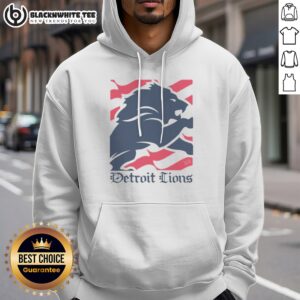 Alternative view of Awesome Detroit Lions American Heritage Wordmark Shirt