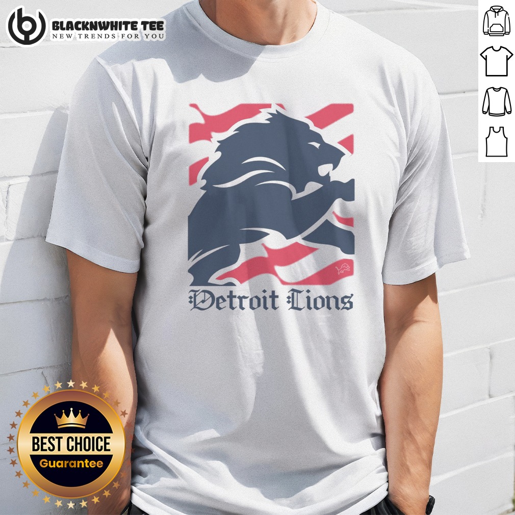 Awesome Detroit Lions American Heritage Wordmark Shirt