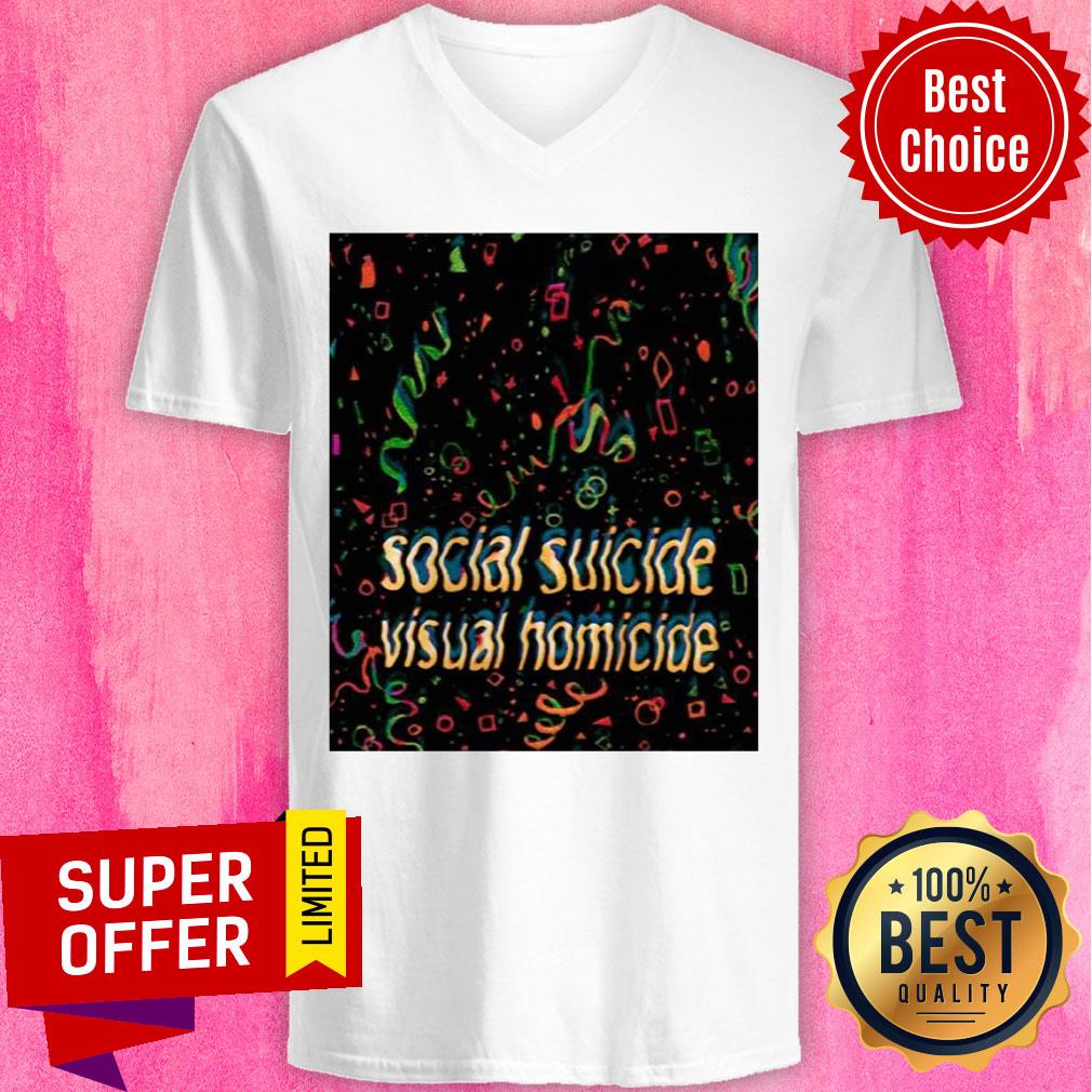 Awesome Social Suicide Visual Homicide Shirt - Image 2