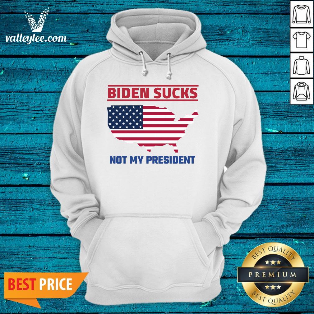 Cute Biden Sucks Not My President American Map Shirt - Image 3