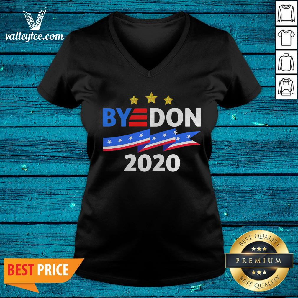 Funny Byedon 2020 Stars American Flag Shirt - Image 3