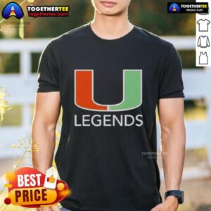 Pretty Miami Hurricanes Legends Logo T-Shirt