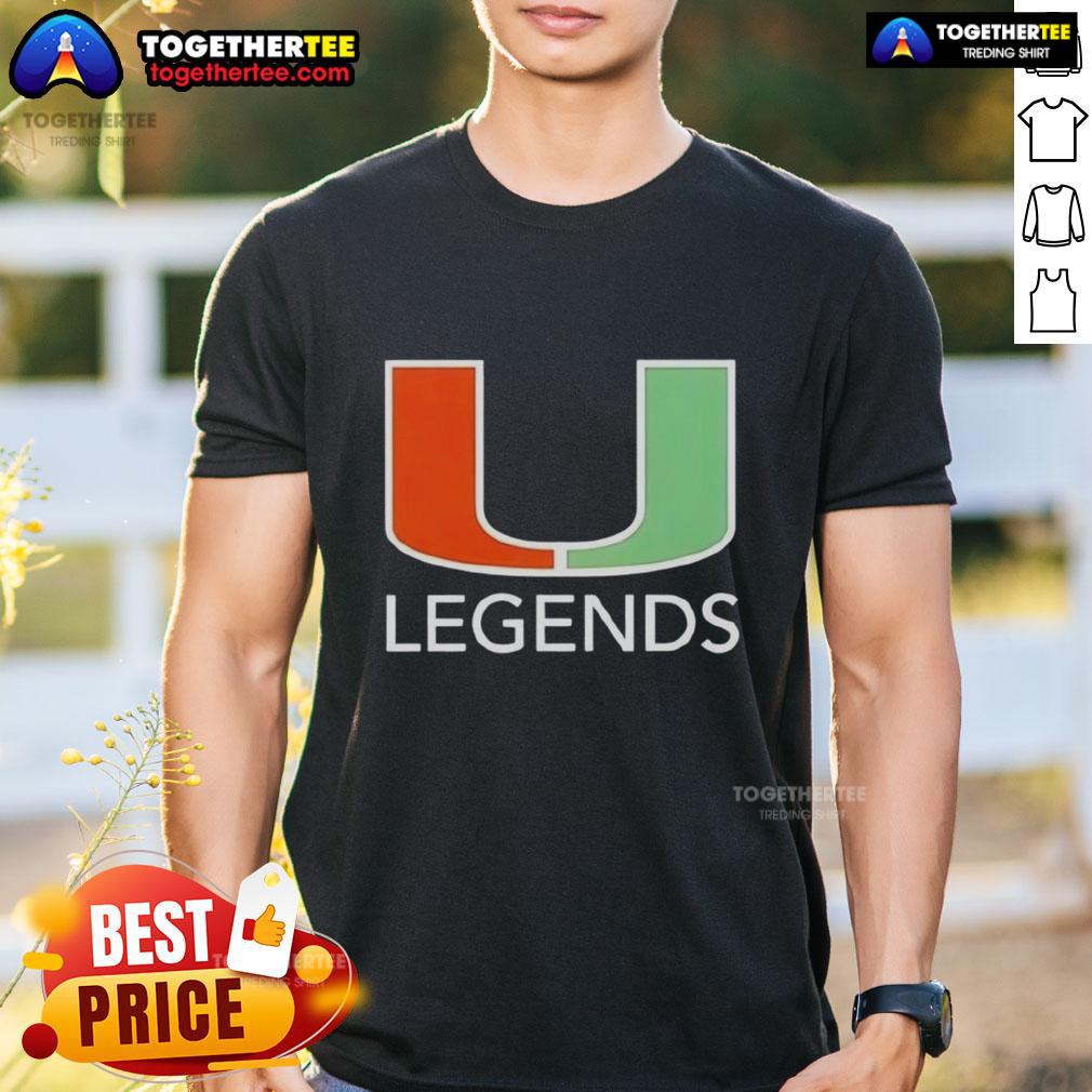 Pretty Miami Hurricanes Legends Logo T-Shirt