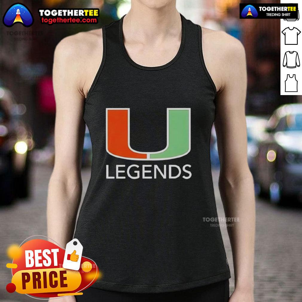Pretty Miami Hurricanes Legends Logo T-Shirt - Image 4