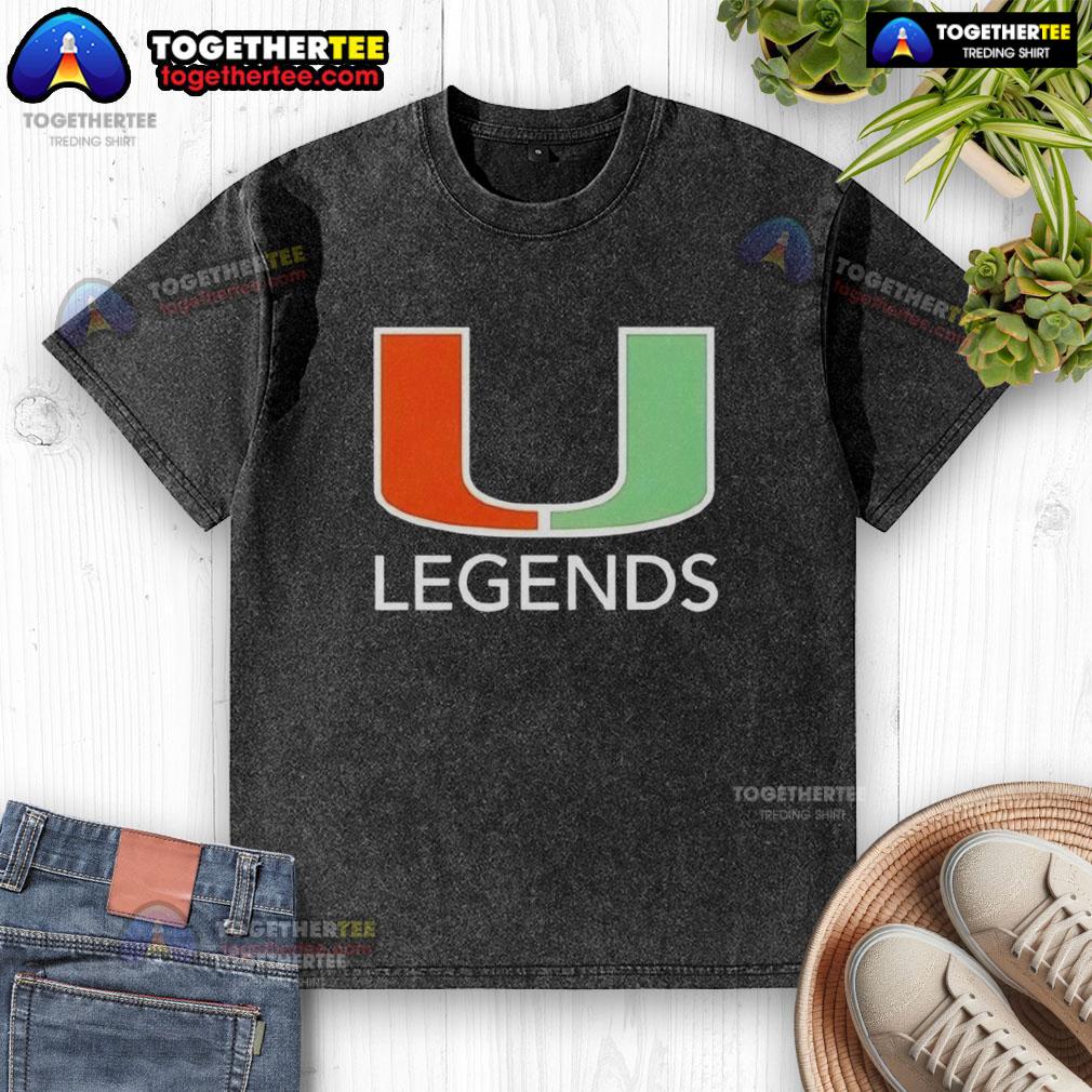 Pretty Miami Hurricanes Legends Logo T-Shirt - Image 6