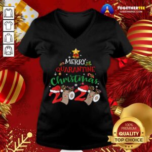 Alternative view of Official Merry Quarantine Christmas 2020 Shirt