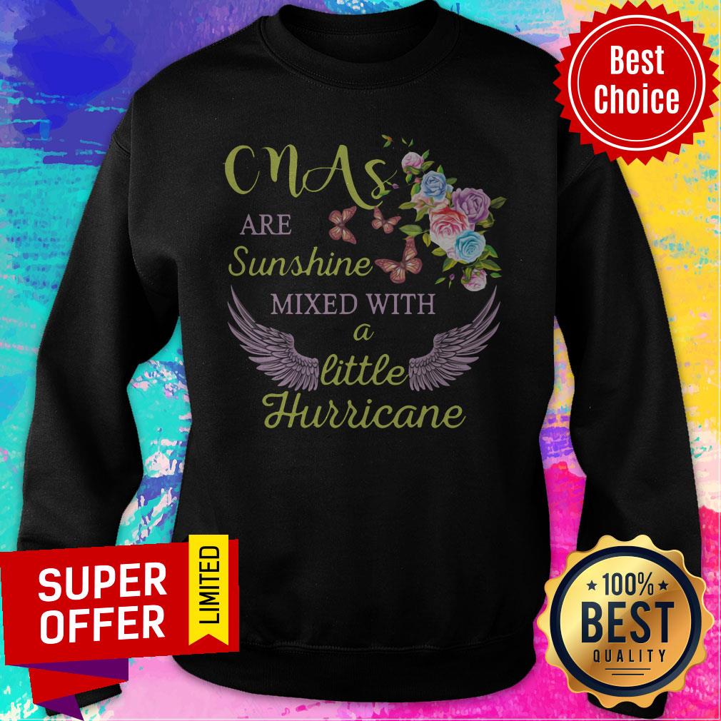 Top Cmas Are Sunshine Mixed With A Little Hurricane Shirt - Image 4