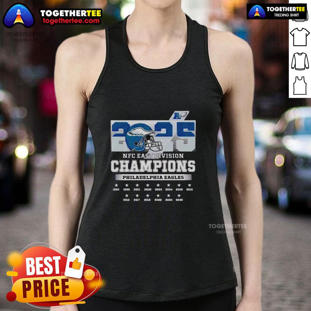Nice 2025 NFC East Division Champions Philadelphia Eagles T-Shirt - Image 4