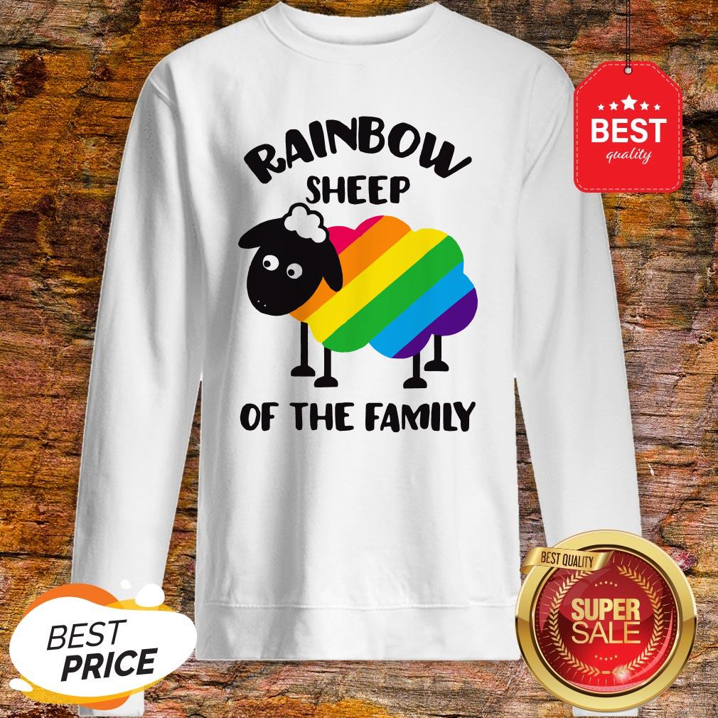 Rainbow Sheep Of The Family Shirt - Image 4