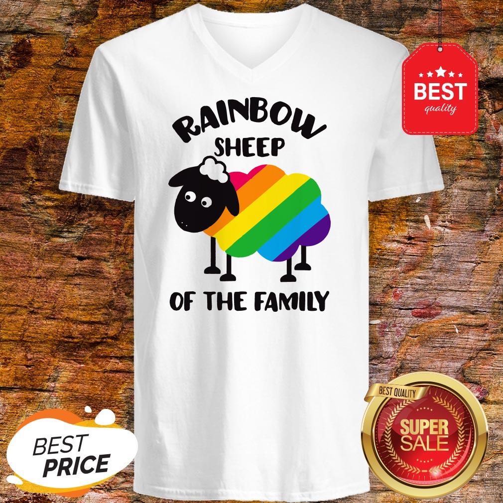 Rainbow Sheep Of The Family Shirt - Image 2