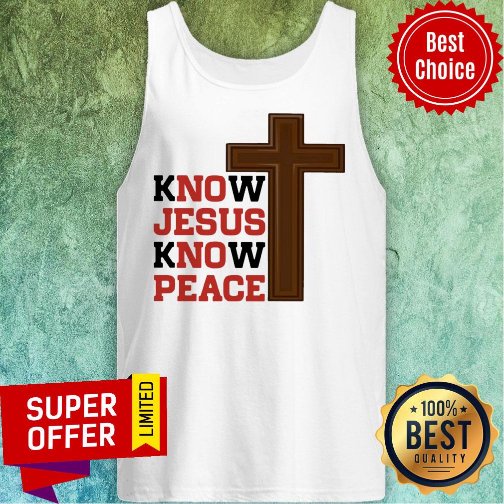 Know Jesus Know Peace Shirt - Image 3