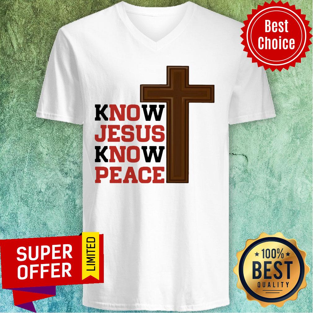 Know Jesus Know Peace Shirt - Image 2