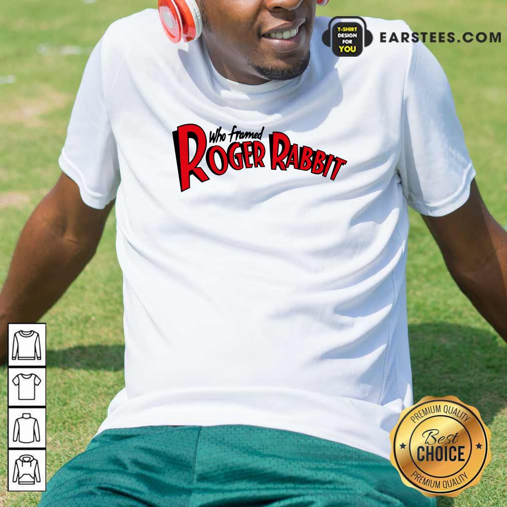 Who Framed Roger Rabbit Logo Ringer Shirt