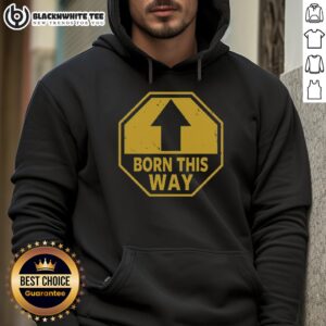 Alternative view of Nice Born This Way Up Arrow T-Shirt
