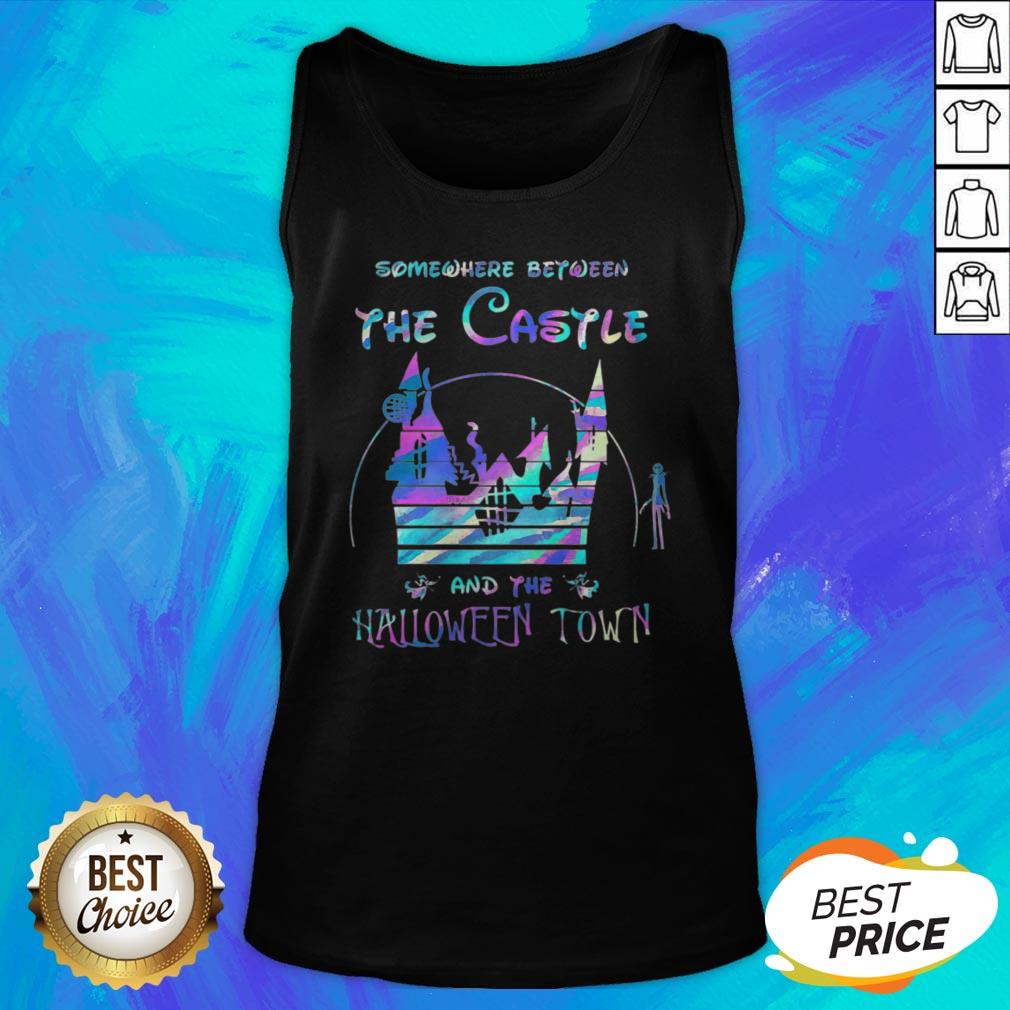 Somewhere Between The Castle And The Halloween Town Shirt - Image 5
