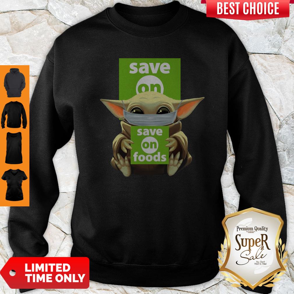 Original Baby Yoda Face Mask Save On Foods Shirt - Image 3