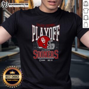 Original Oklahoma Sooners 2025-2026 College Football Playoff Bound Helmet T-Shirt