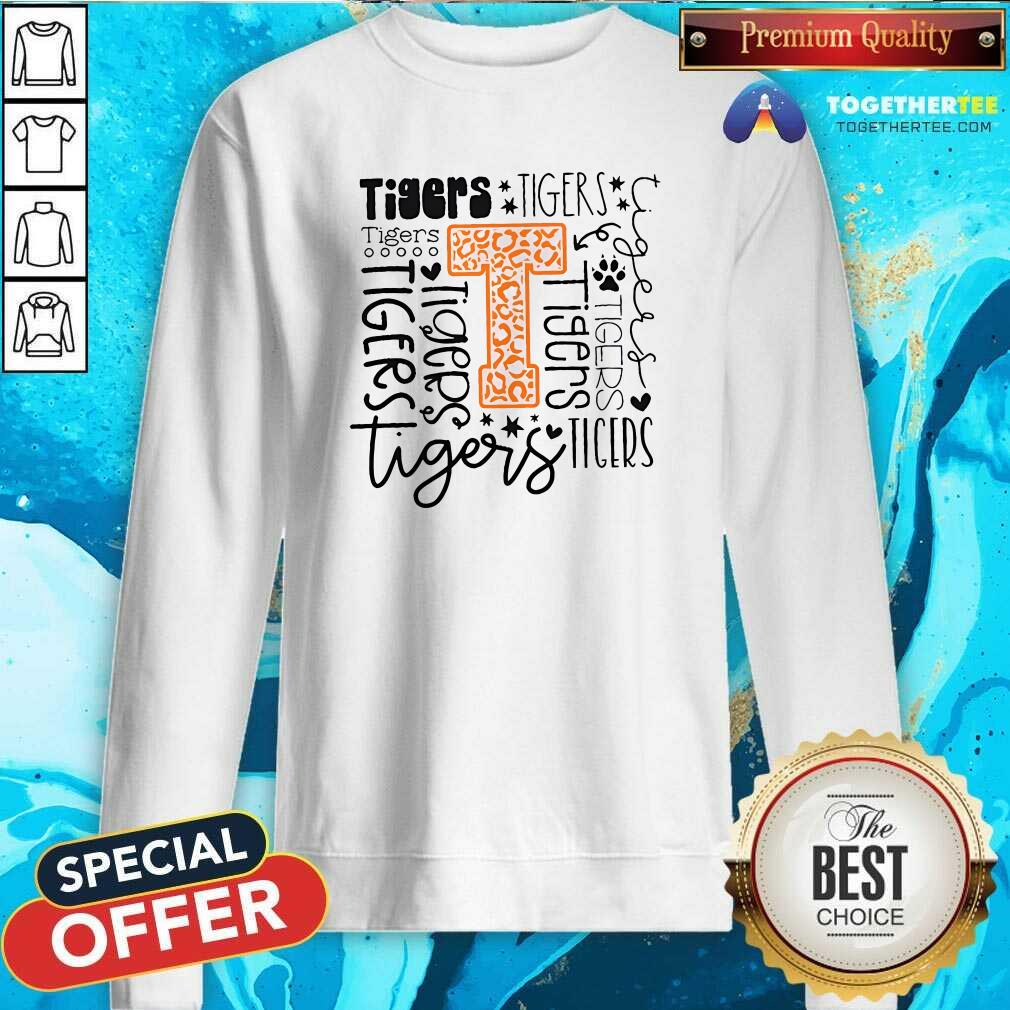 Funny Personalized Colorful Leopard Mascot Teacher T-Shirt - Image 3