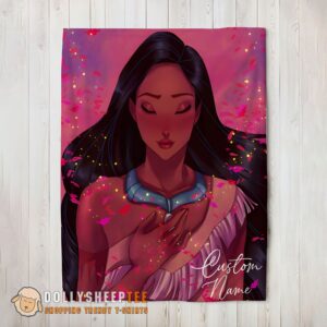 Perfect Happy Whispers Of The Wind Pocahontas Colors Of The Wind Blanket Fleece Customized Blanket