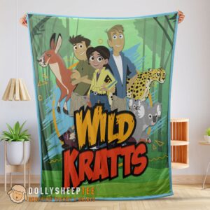 Perfect Happy Wild Kratts Adventure Blanket Fleece
