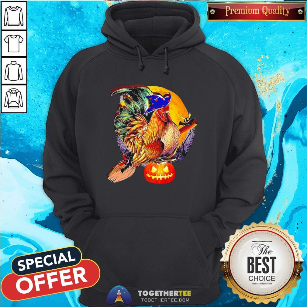 Nice Rooster Witch Happy Halloween Shirt - Image 5