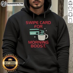 Alternative view of Official Coffee Swipe Card For Morning Boost Caffeine Lover T-Shirt