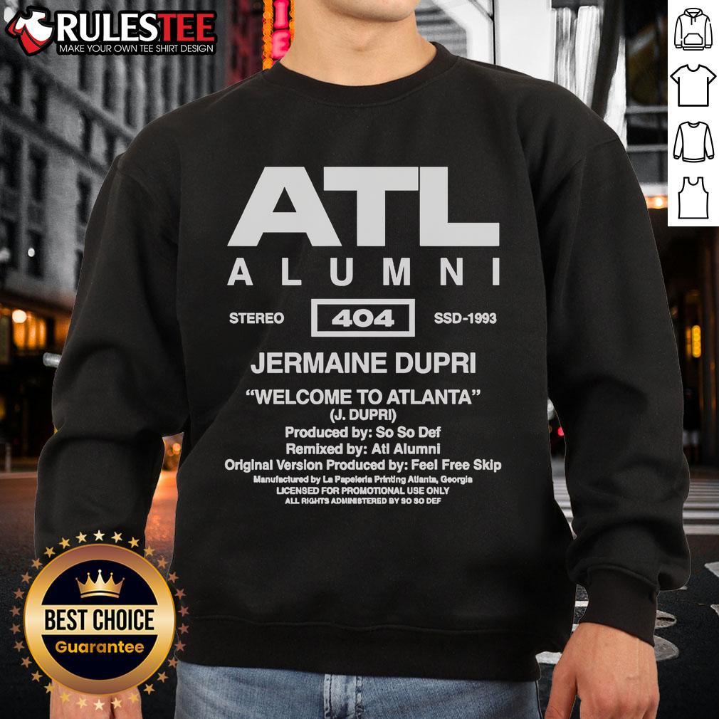 Official So So Def Atl Alumni Jermaine Dupri Welcome To Atlanta T-Shirt - Image 5