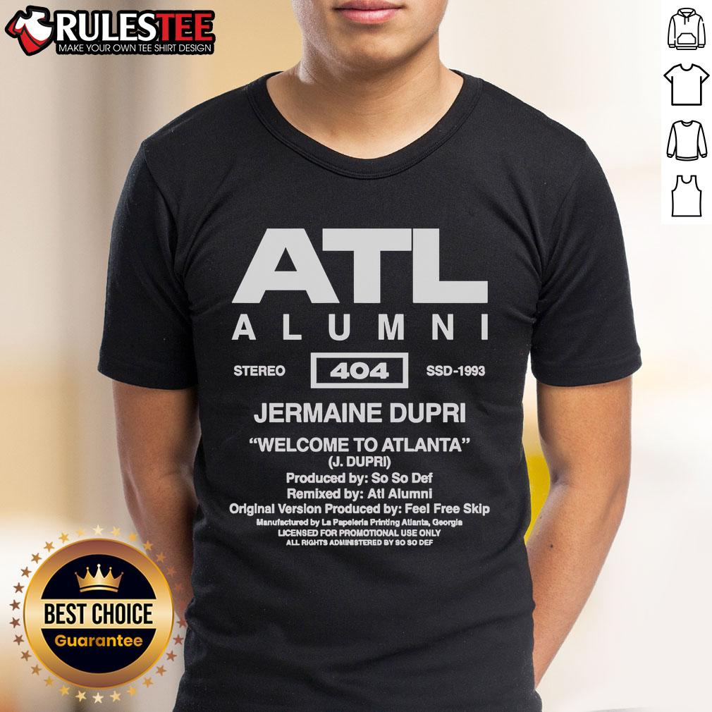 Official So So Def Atl Alumni Jermaine Dupri Welcome To Atlanta T-Shirt