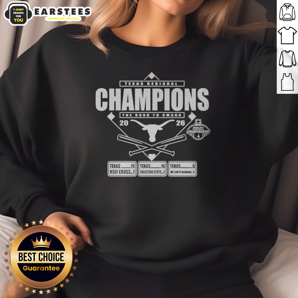 Top Texas Longhorns Austin Regional Champions 2026 Shirt - Image 4