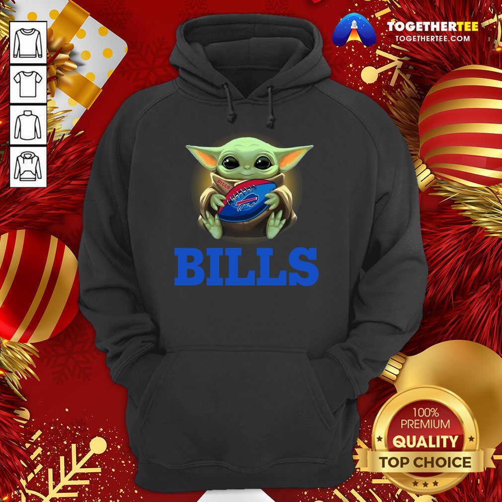Cute Baby Yoda Hug Buffalo Bills Shirt - Image 5