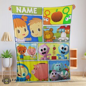 Good Cartoon Baby First TV Quilt Velveteen Cute Blanket Fleece Customized Blanket