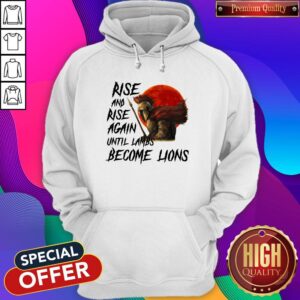 Alternative view of Awesome Rise And Rise Again Until Lambs Become Lions Moon Shirt