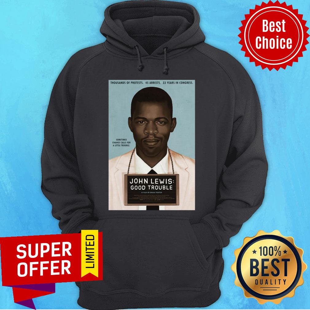 Funny John Lewis Good Trouble Shirt - Image 3