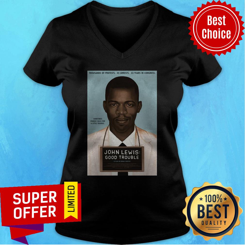 Funny John Lewis Good Trouble Shirt - Image 4