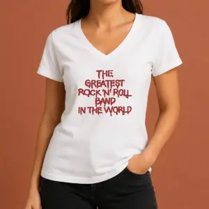 Alternative view of Hot Official The Greatest Rock 'N' Roll Band In The World Shirt