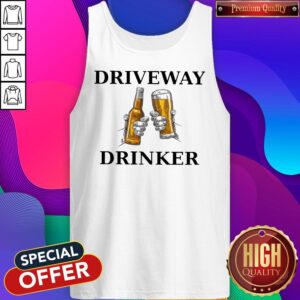 Alternative view of Official Driveway Drinker Beer Shirt