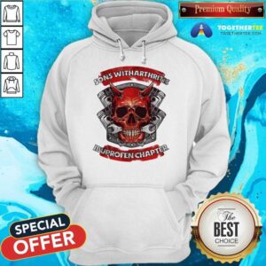 Alternative view of Skull Sons With Arthritis Ibuprofen Chapter Shirt