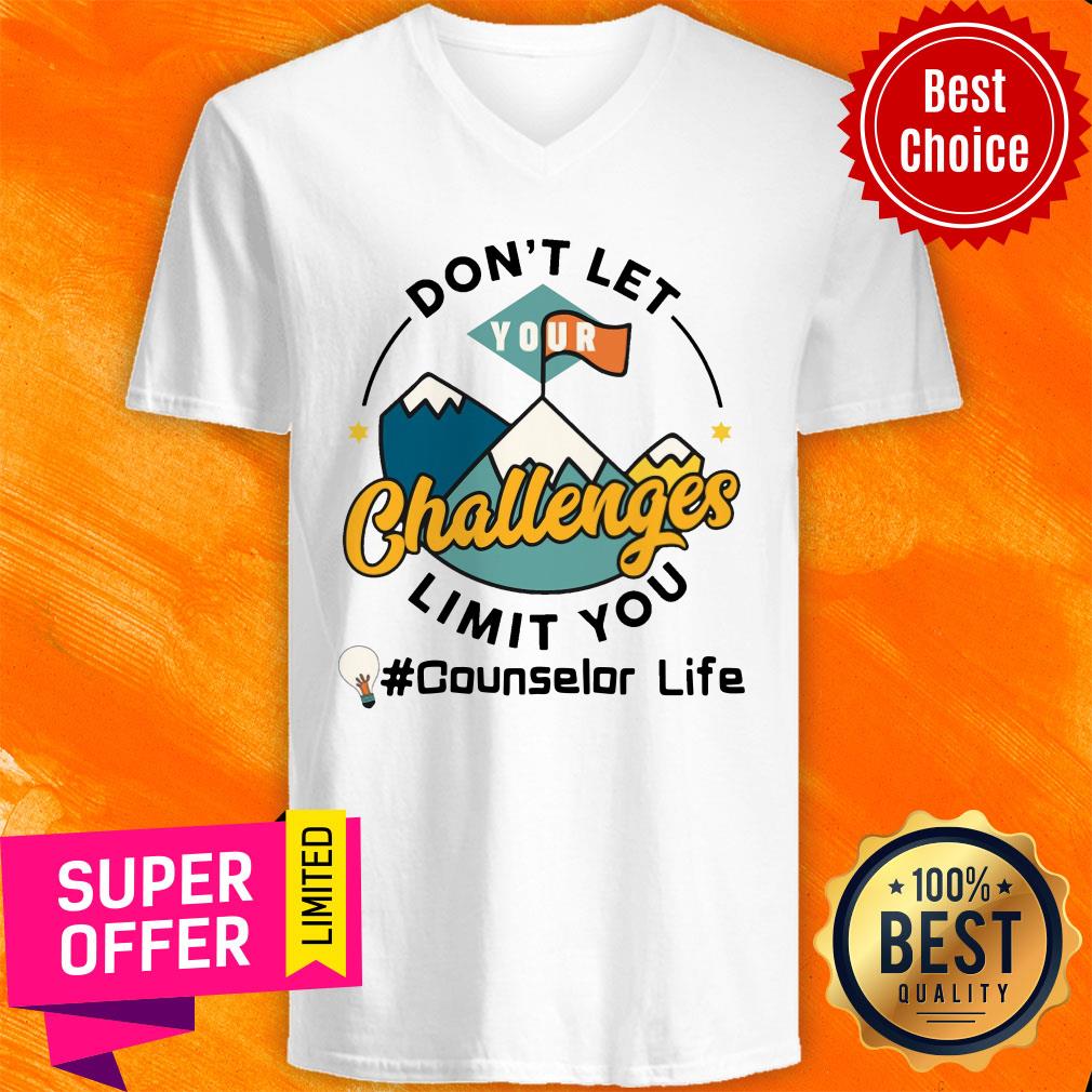 Don't Let Challenges Limit You Counselor Life Shirt - Image 3