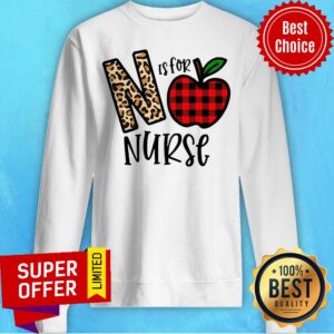Alternative view of Premium N Leopard Is For Teacher Nurse Apple Shirt