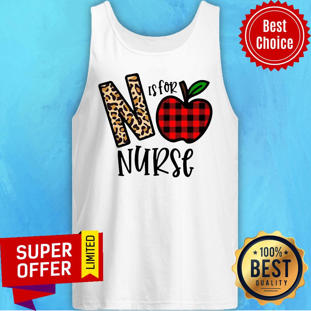 Premium N Leopard Is For Teacher Nurse Apple Shirt - Image 4