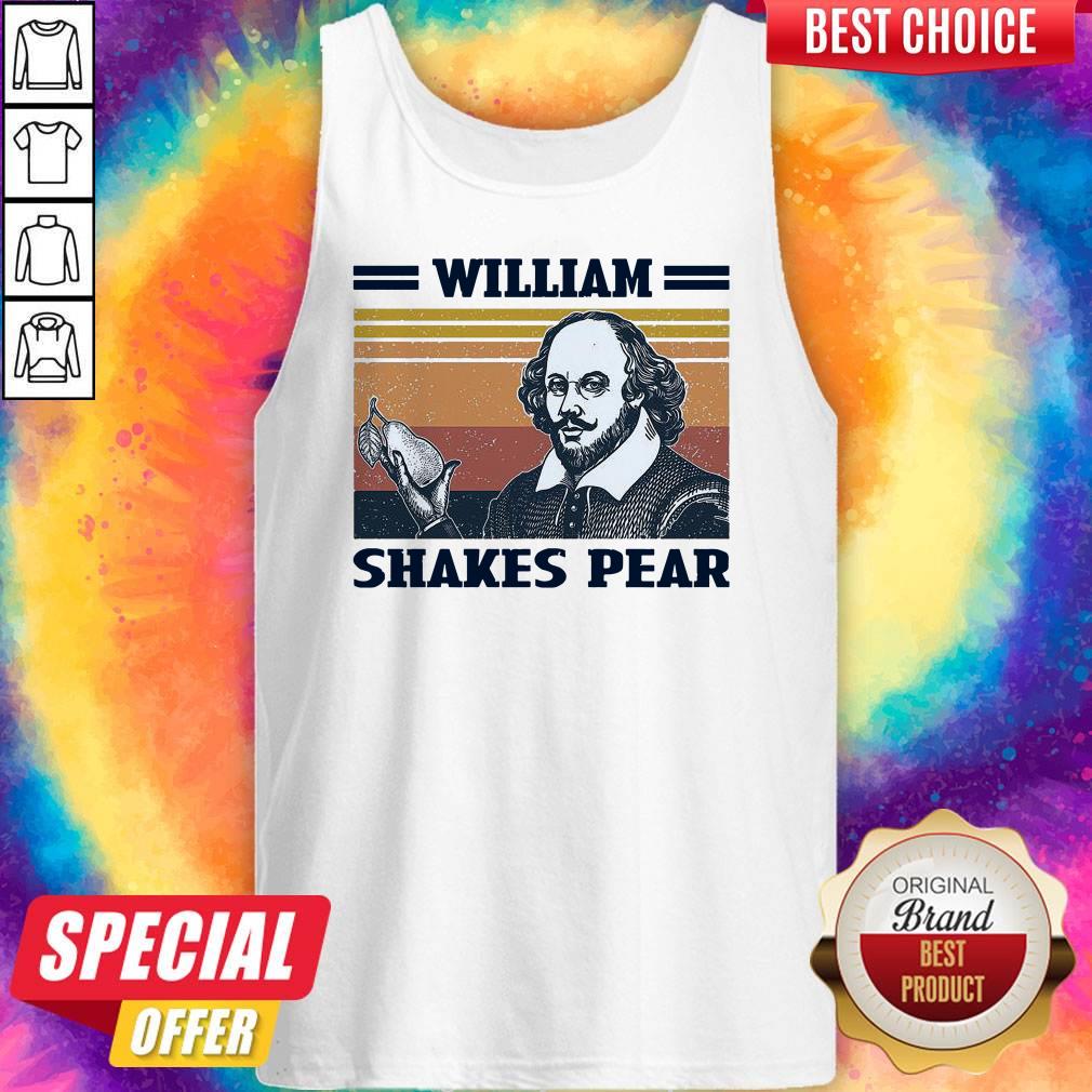 Premium William Shakes Pear Vintage Shirt - Image 3