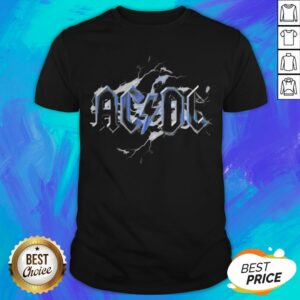 Perfect ACDC Band Lightning Bolt Back Shirt