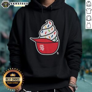 Alternative view of Nice St. Louis Cardinals Ice Cream T-Shirt