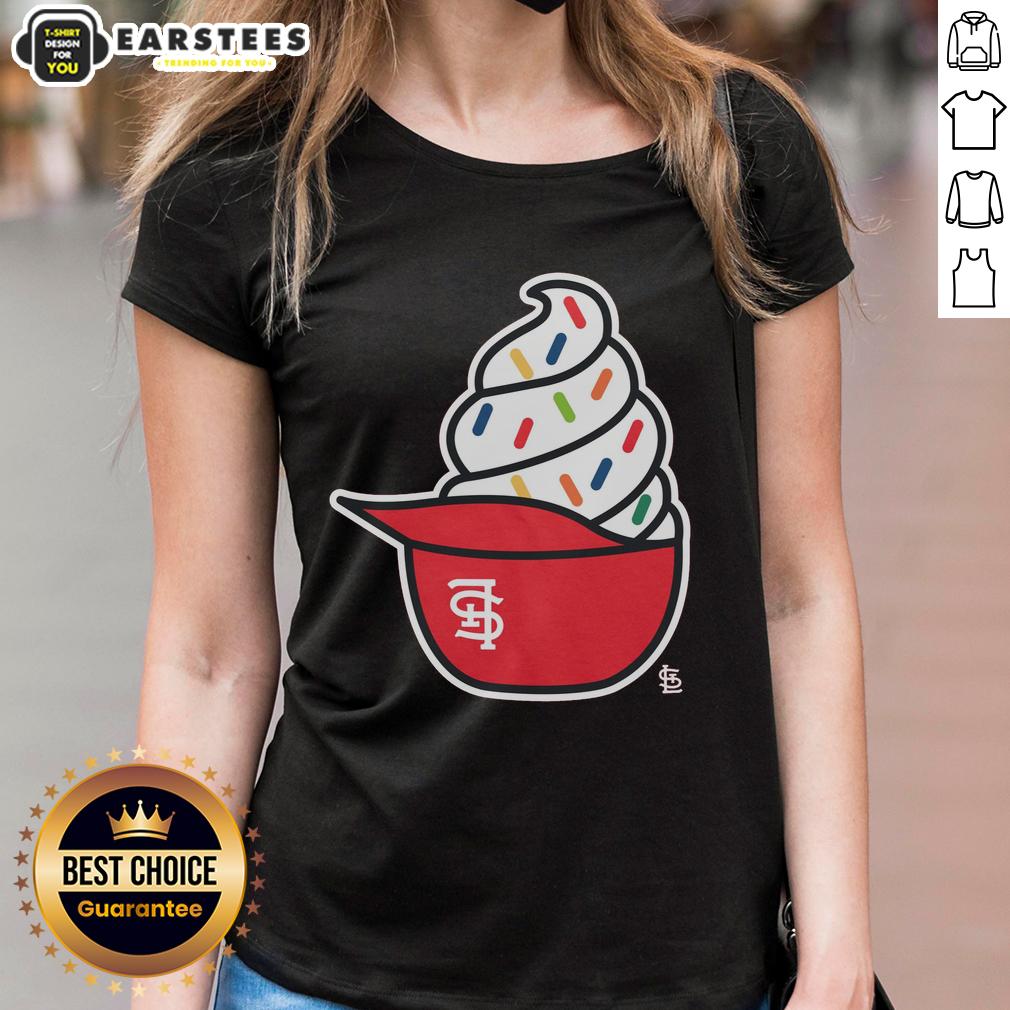 Nice St. Louis Cardinals Ice Cream T-Shirt - Image 3